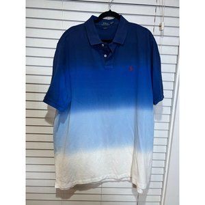 Vintage Polo Ralph Lauren Mens‎ Ombre Polo Shirt - Size XXL